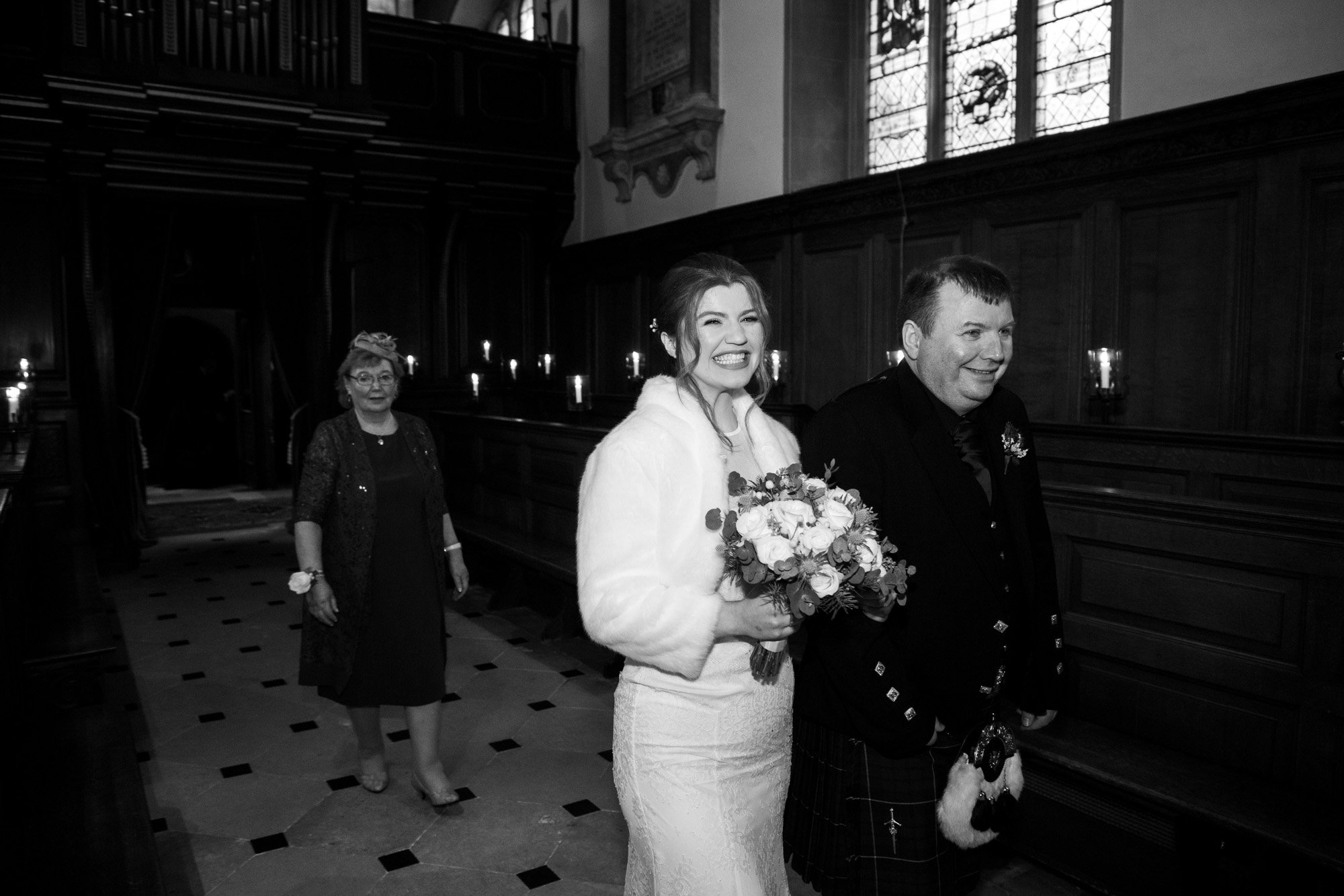 Winter Wedding at Gonville Caius College Cambridge