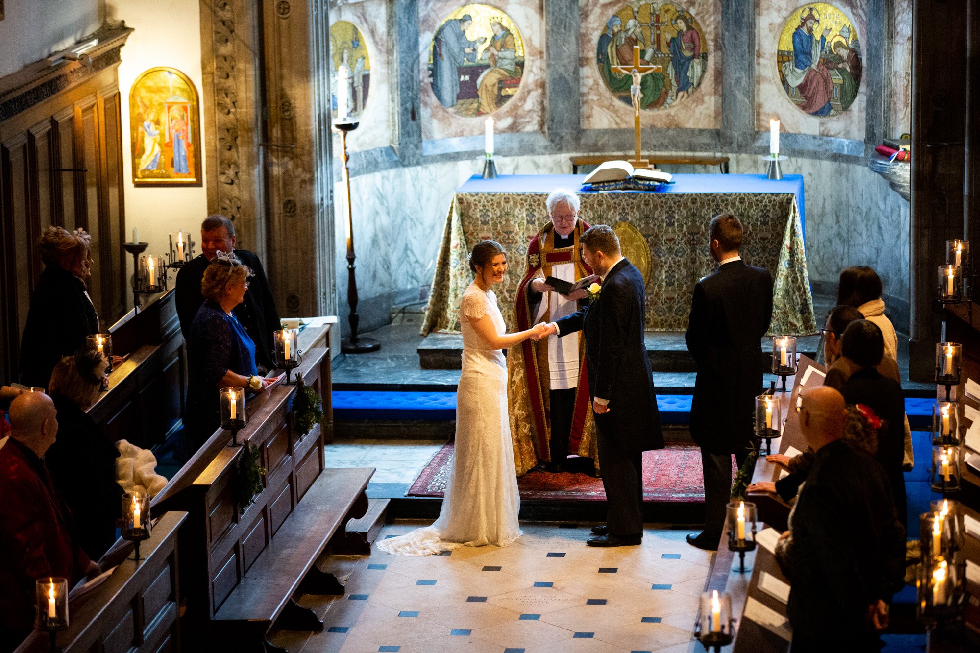 Winter Wedding at Gonville Caius College Cambridge