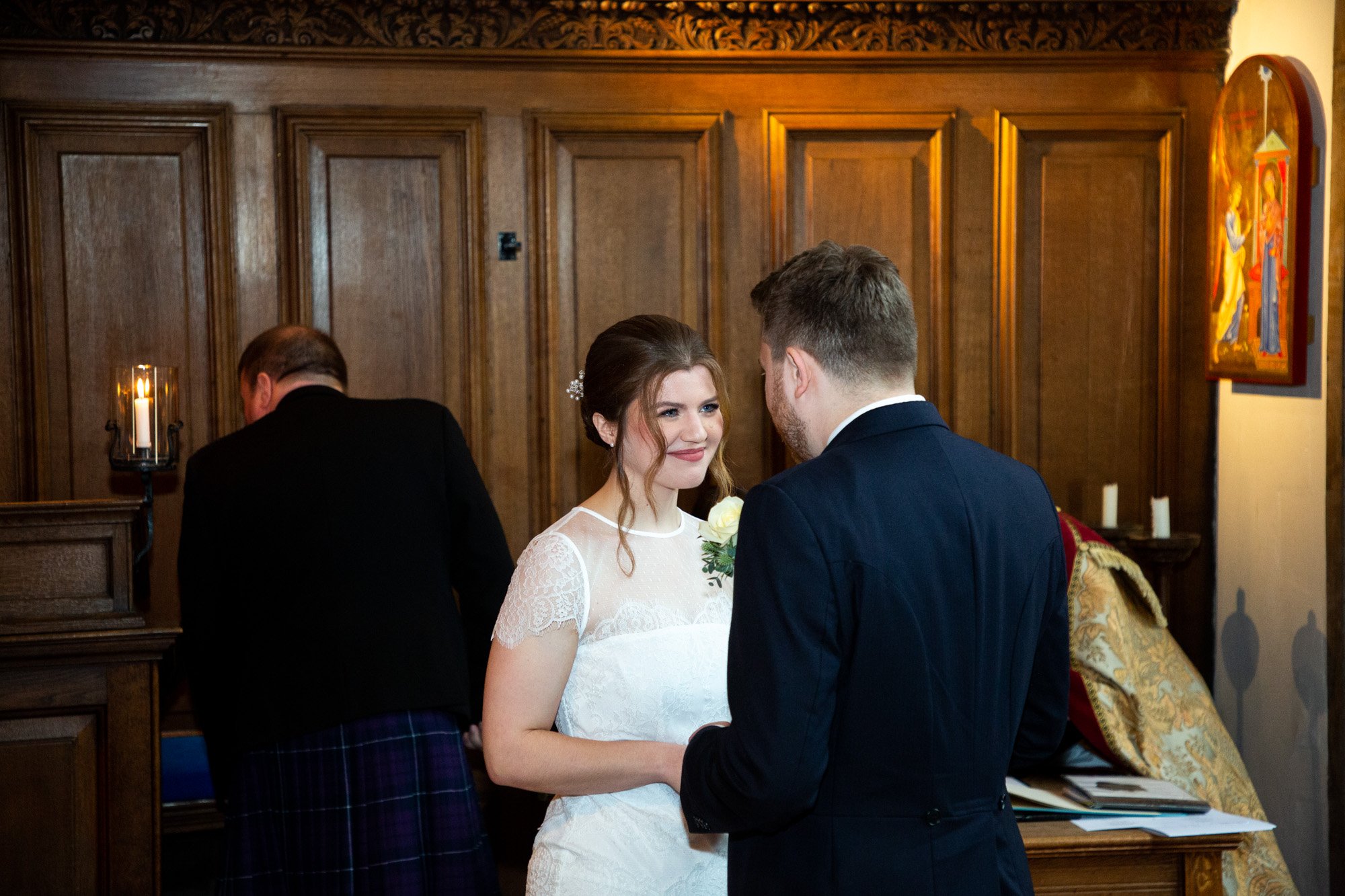 Winter Wedding at Gonville Caius College Cambridge