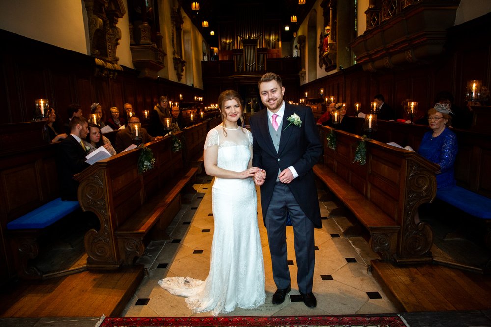 Winter Wedding at Gonville Caius College Cambridge