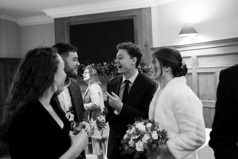 Winter Wedding at Gonville Caius College Cambridge