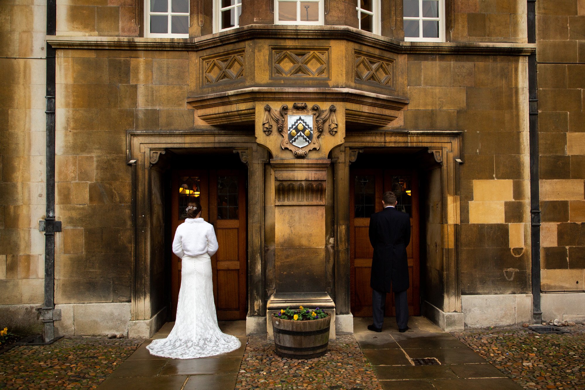 Winter Wedding at Gonville Caius College Cambridge