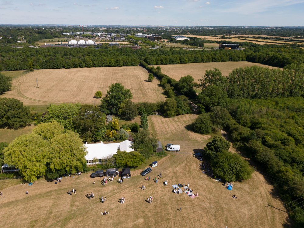 Wedding Photos by Drone | https://www.ianolssonweddings.com