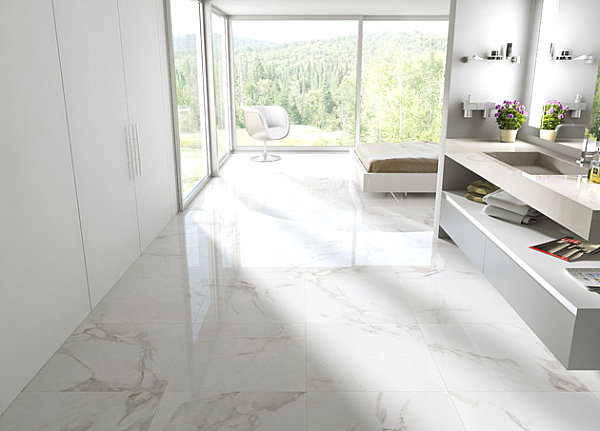 Marble Looking Flooring for Less | SPAZIO LA