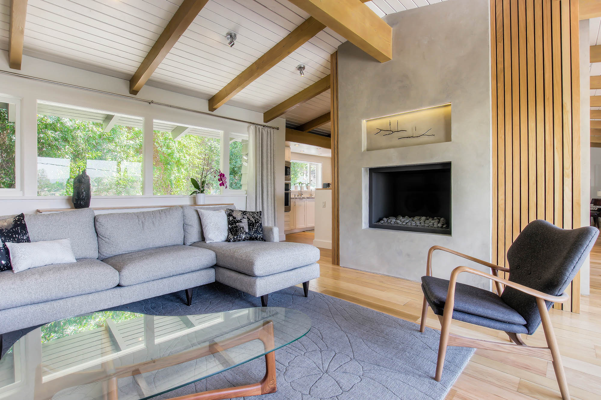 Woodland Hills modern living room