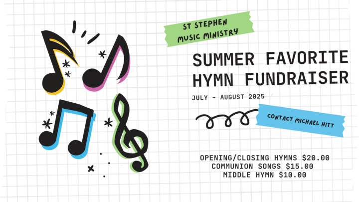 Summer Favorite Hymn Fundraiser