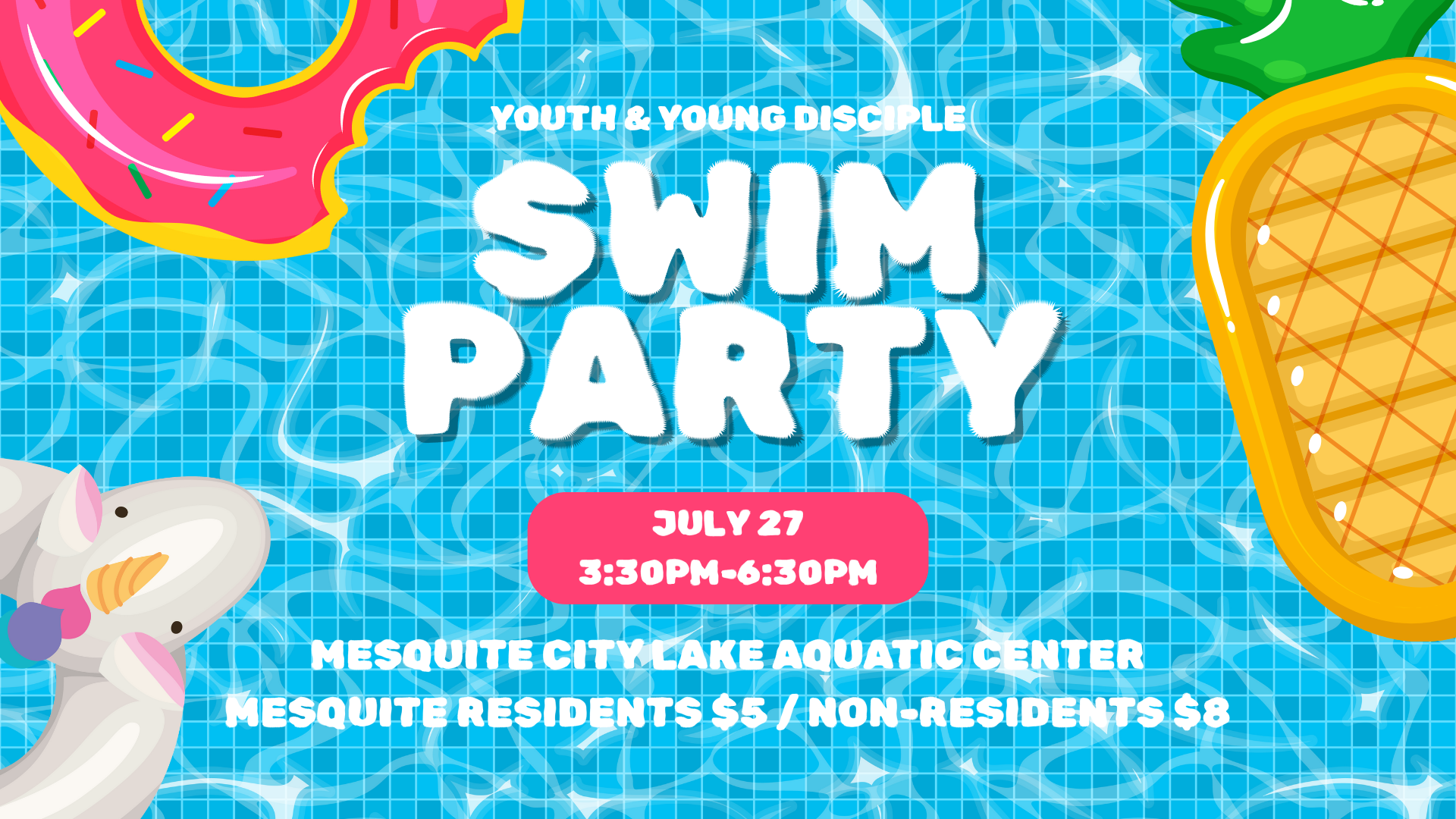 Youth & Young Disciples Swim Party