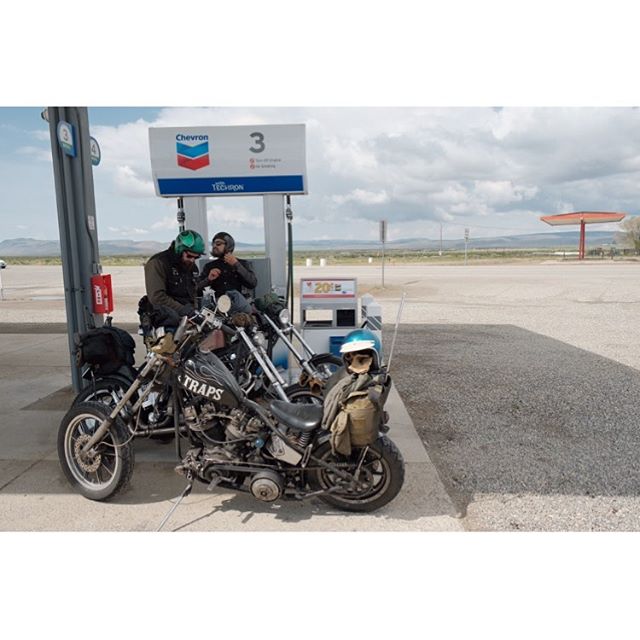 Never not running out of gas. Somewhere in Oregon #deathtrapsmc #getsome #shorttank