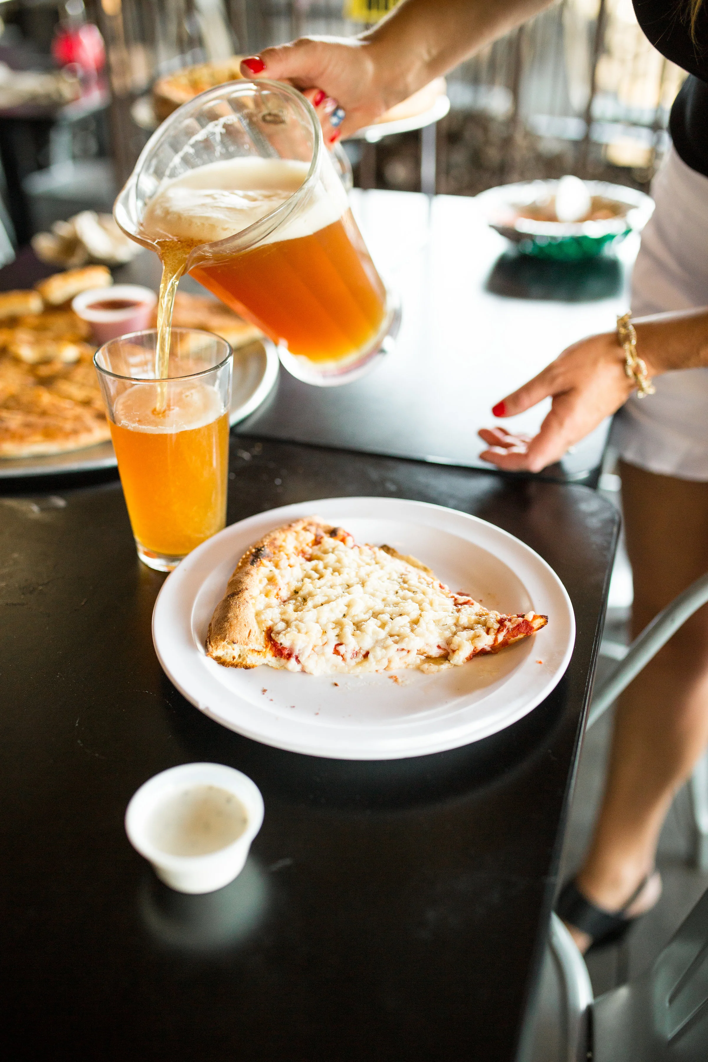 Pitcher of Trader IPA Draft Beer