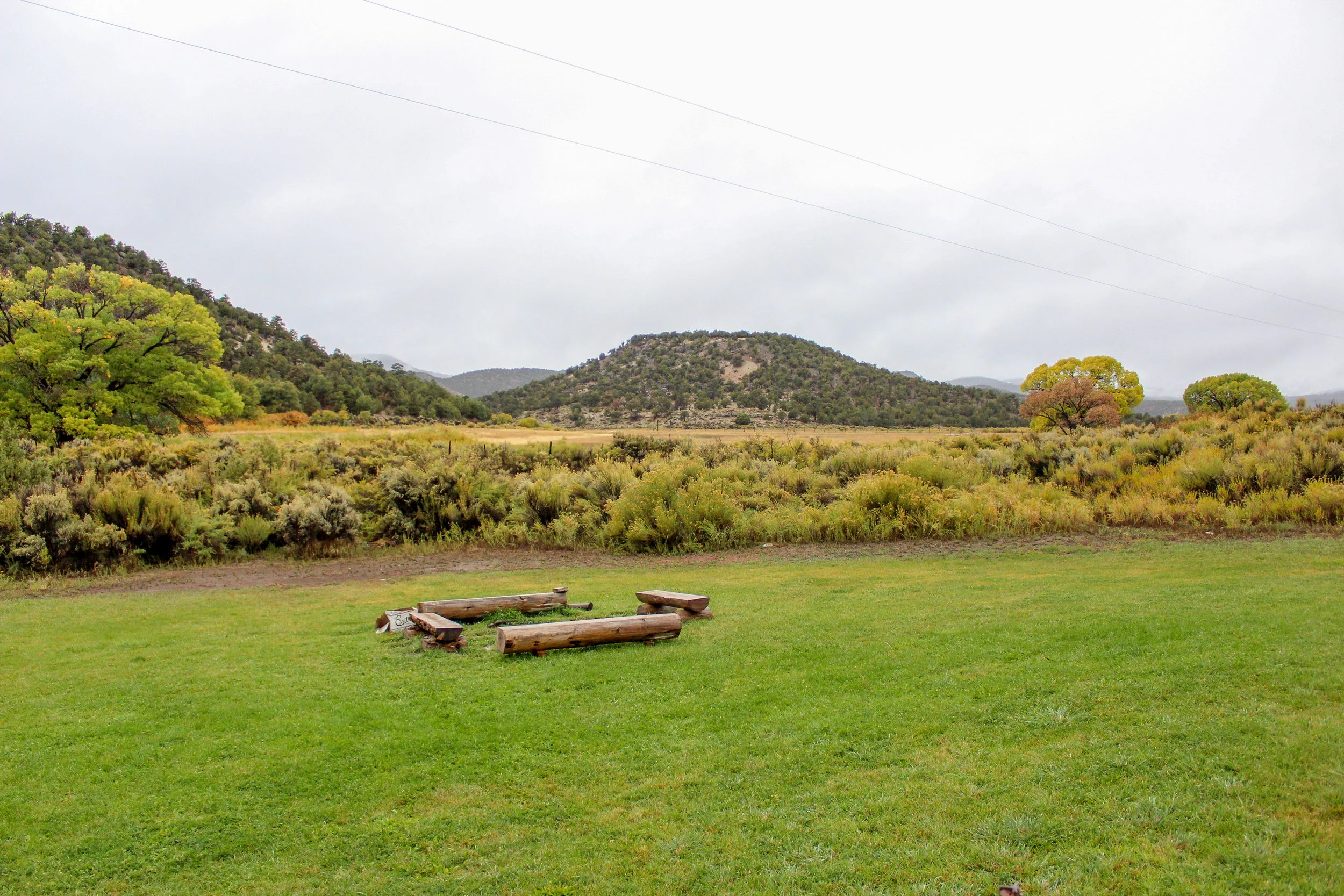 Boulder Mountain Guest Ranch Communal Firepit