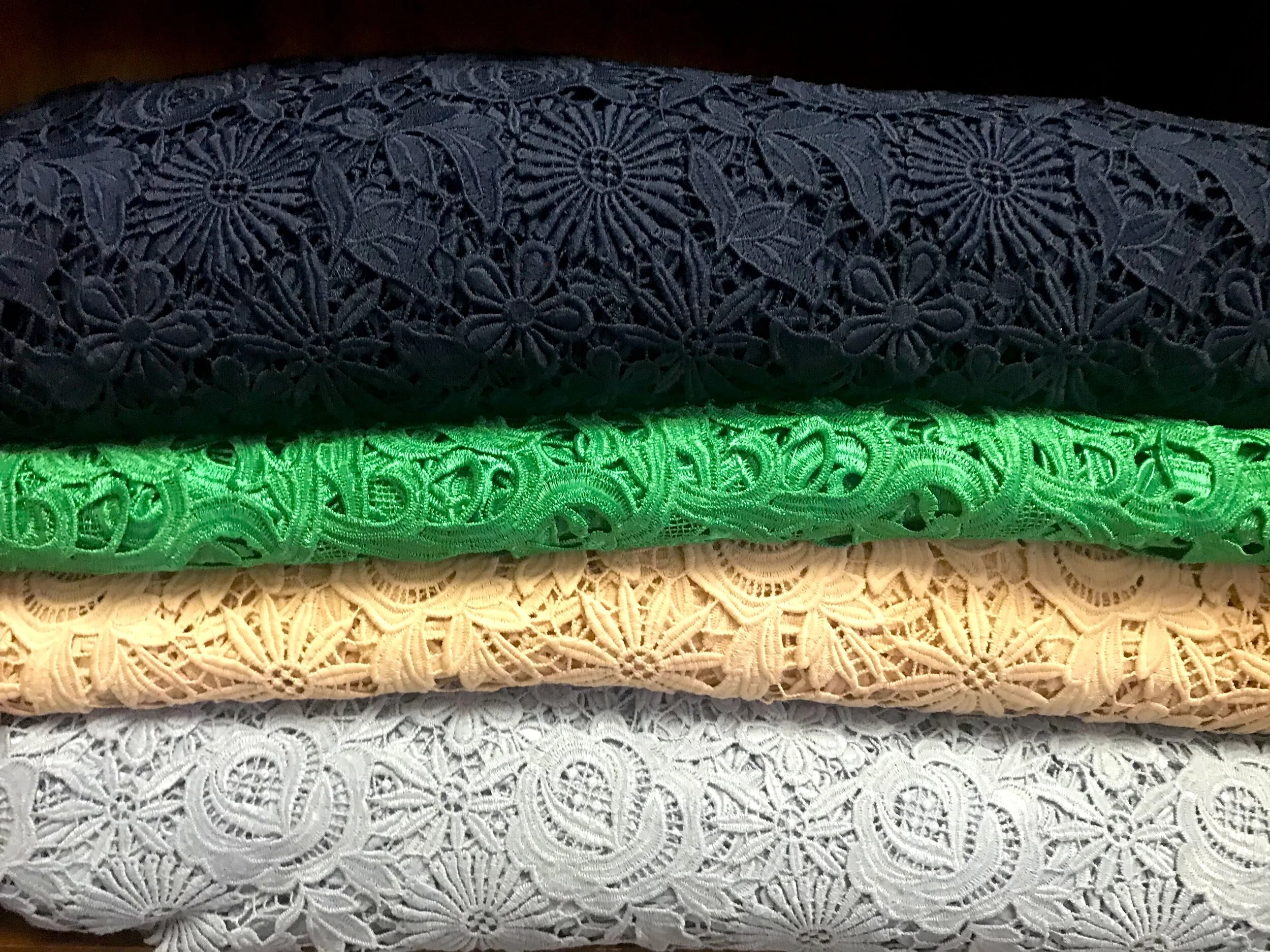 El guipiur, tejido que regresa del tiempo de nuestras abuelas