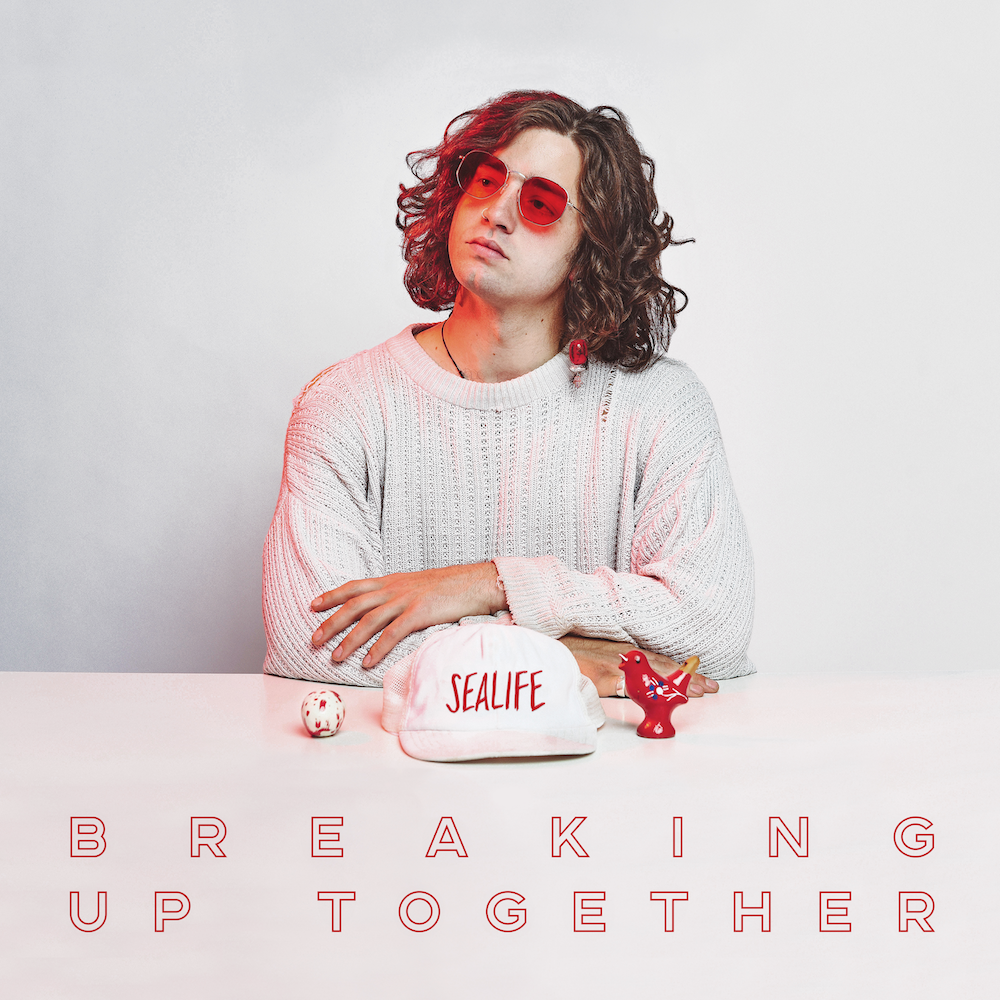 Artwork for Breaking Up Together, by Sealife. To be released on 9/3 by Look Up Records.