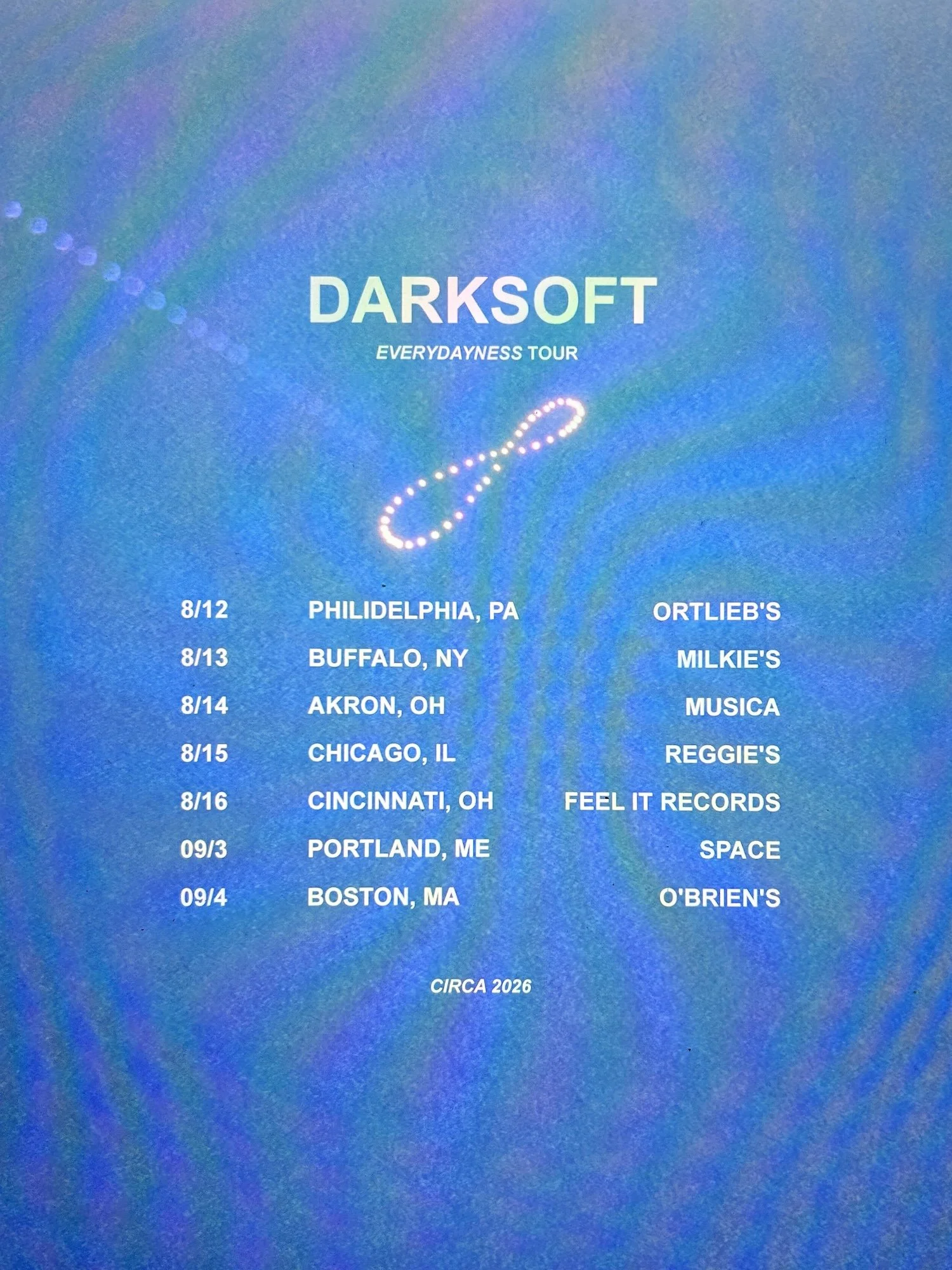 Darksoft Announces 2026 Everydayness Tour: Dates, Venues and Tickets