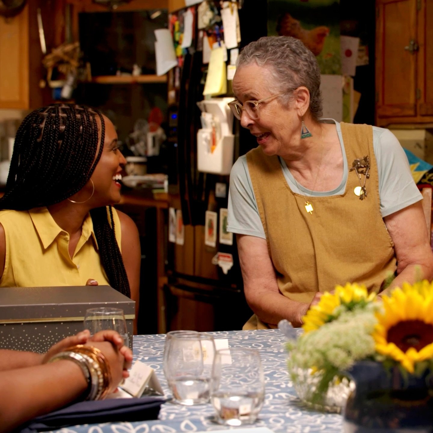 Good home training looks like learning from an elder like Dr. Leni Sorensen, who invited us to film at her Indigo House Farm in Charlottesville, VA while she cooked, talked, and walked us through three centuries of African American women cooks.

Grat