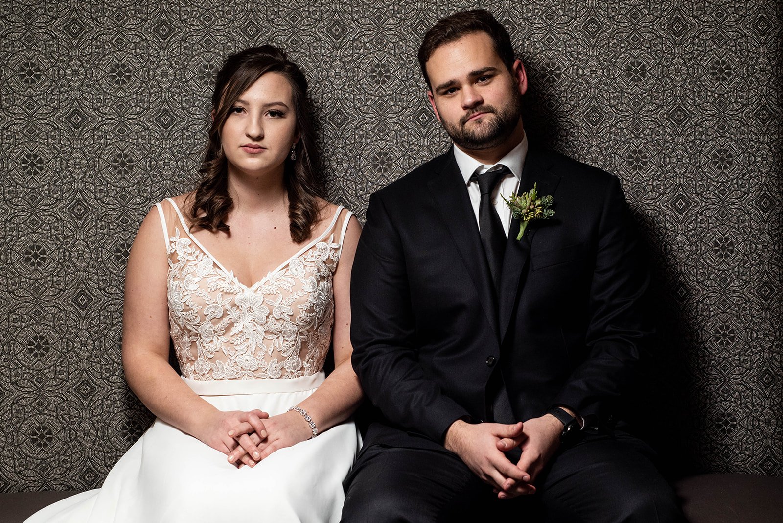 Couples Portrait Wedding Twin Birch Studio fun background