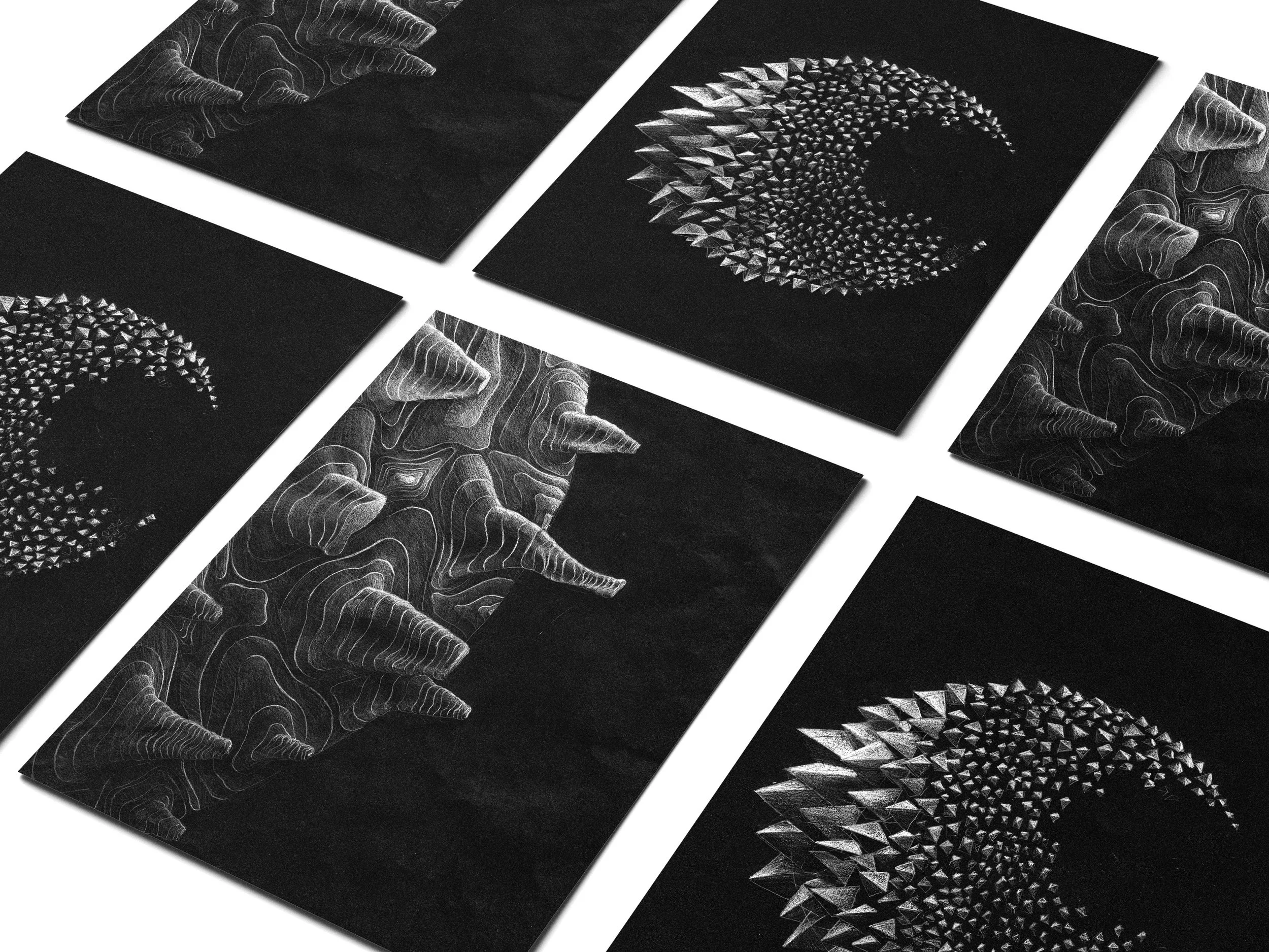 Initial concepts hand drawn