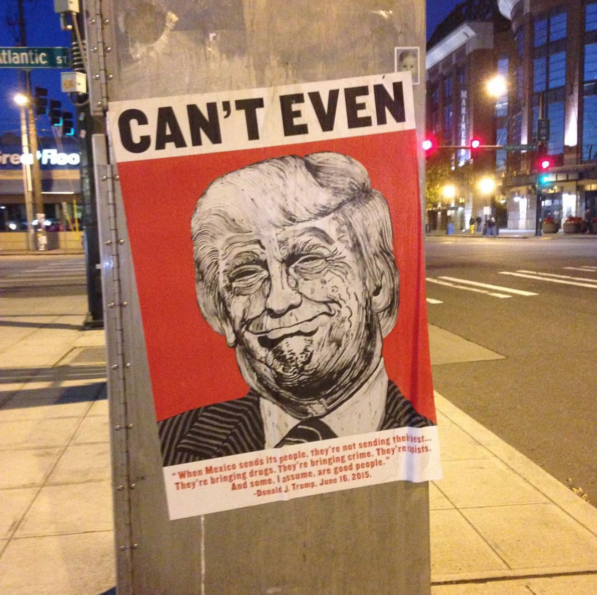 Copy of Picture of President Trump saying "Can't Even"