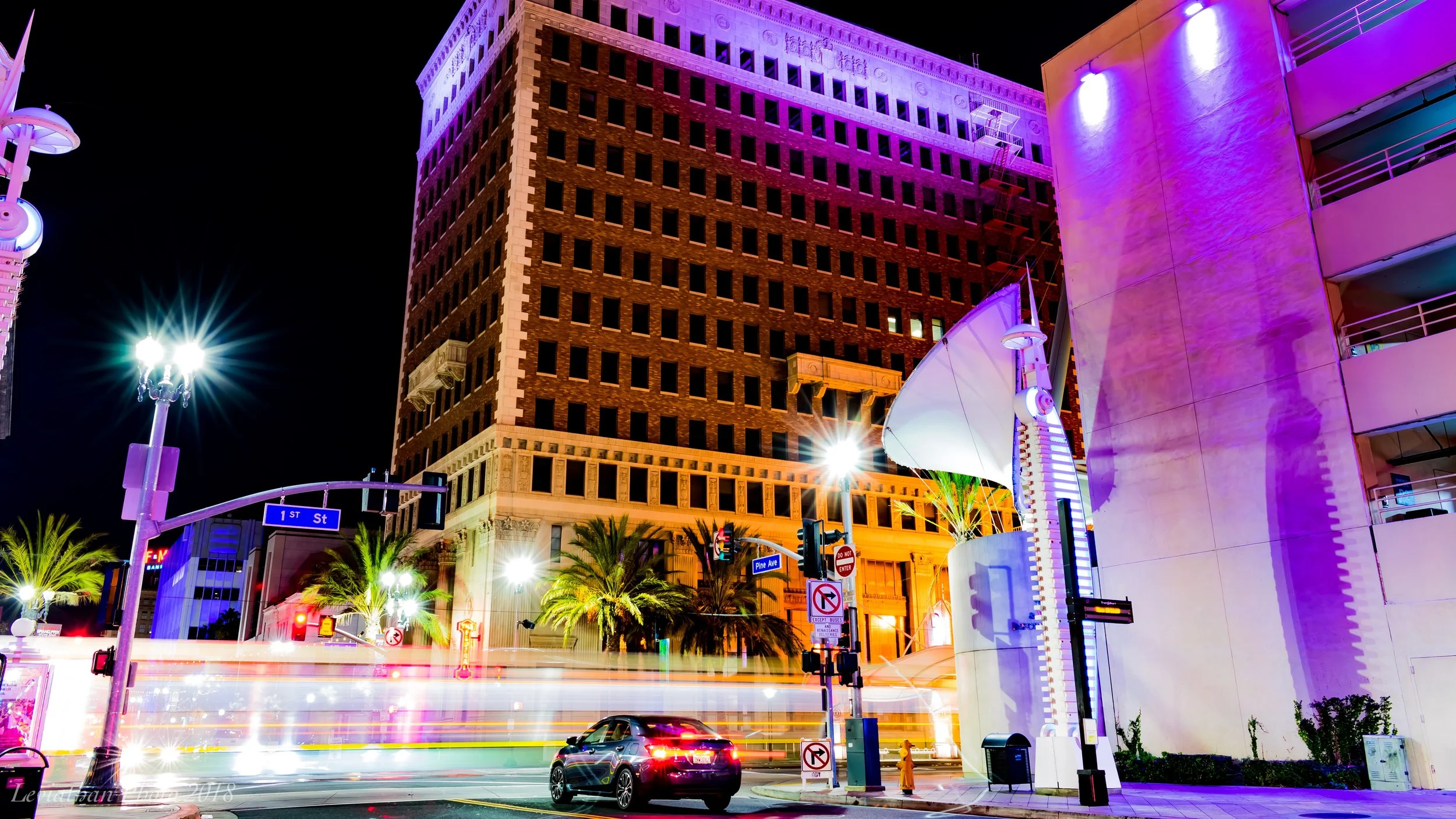 Train passing by traffic 
