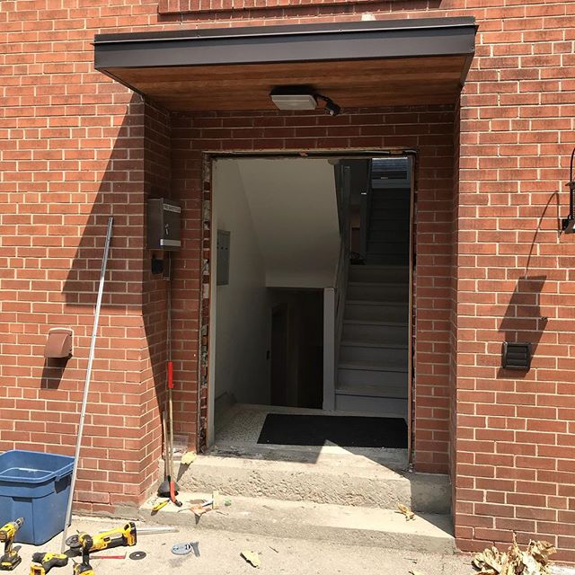 New door going in