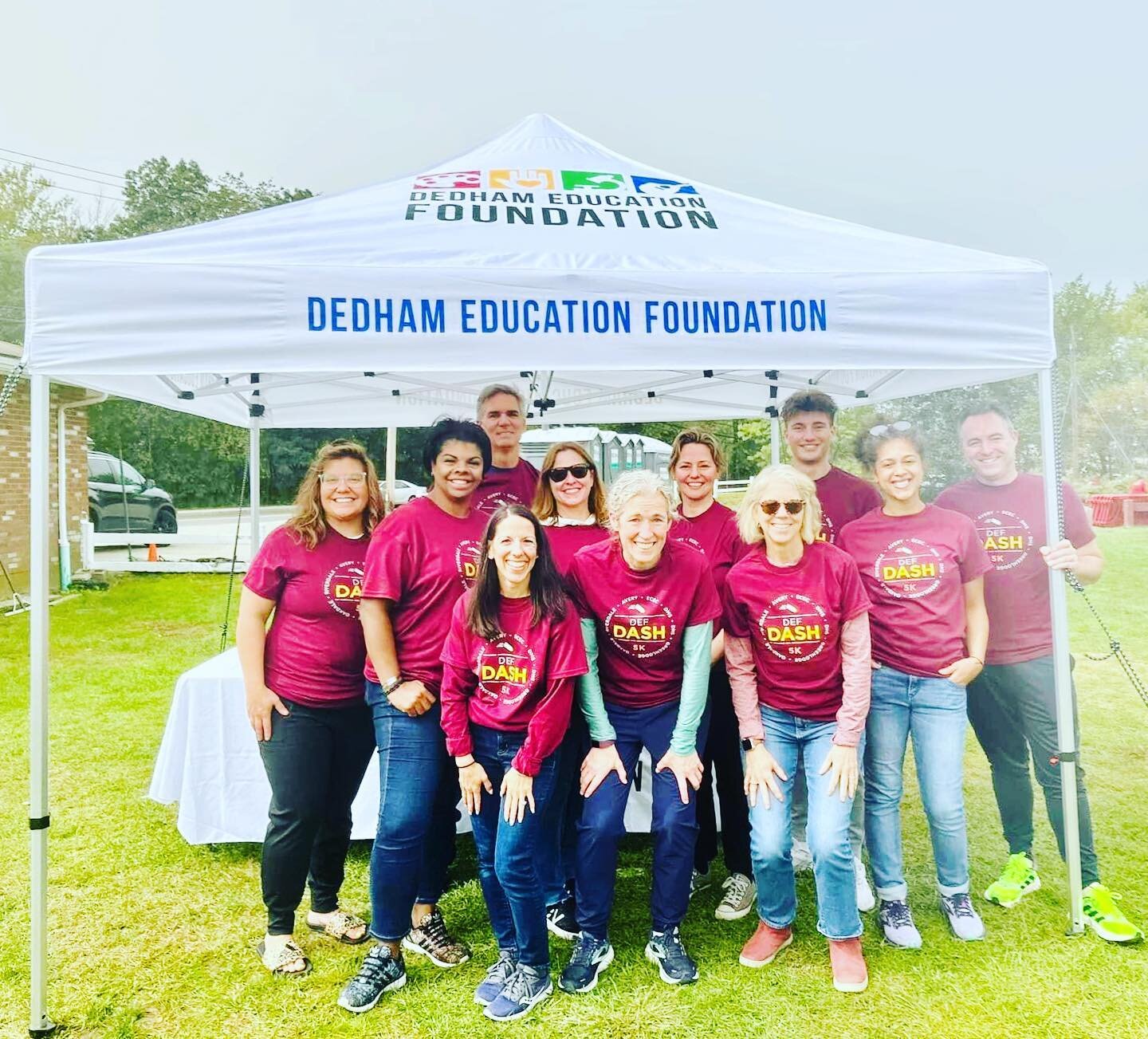 A GIANT &ldquo;THANKS&rdquo; from us to YOU!!! 

We are so grateful for all the attendance today for the DEF Dash 🏃🏽🏃🏻&zwj;♂️🏃🏽&zwj;♀️ It was definitely one for the books. Thank you for joining us in our goal of supporting our Dedham Public Sch