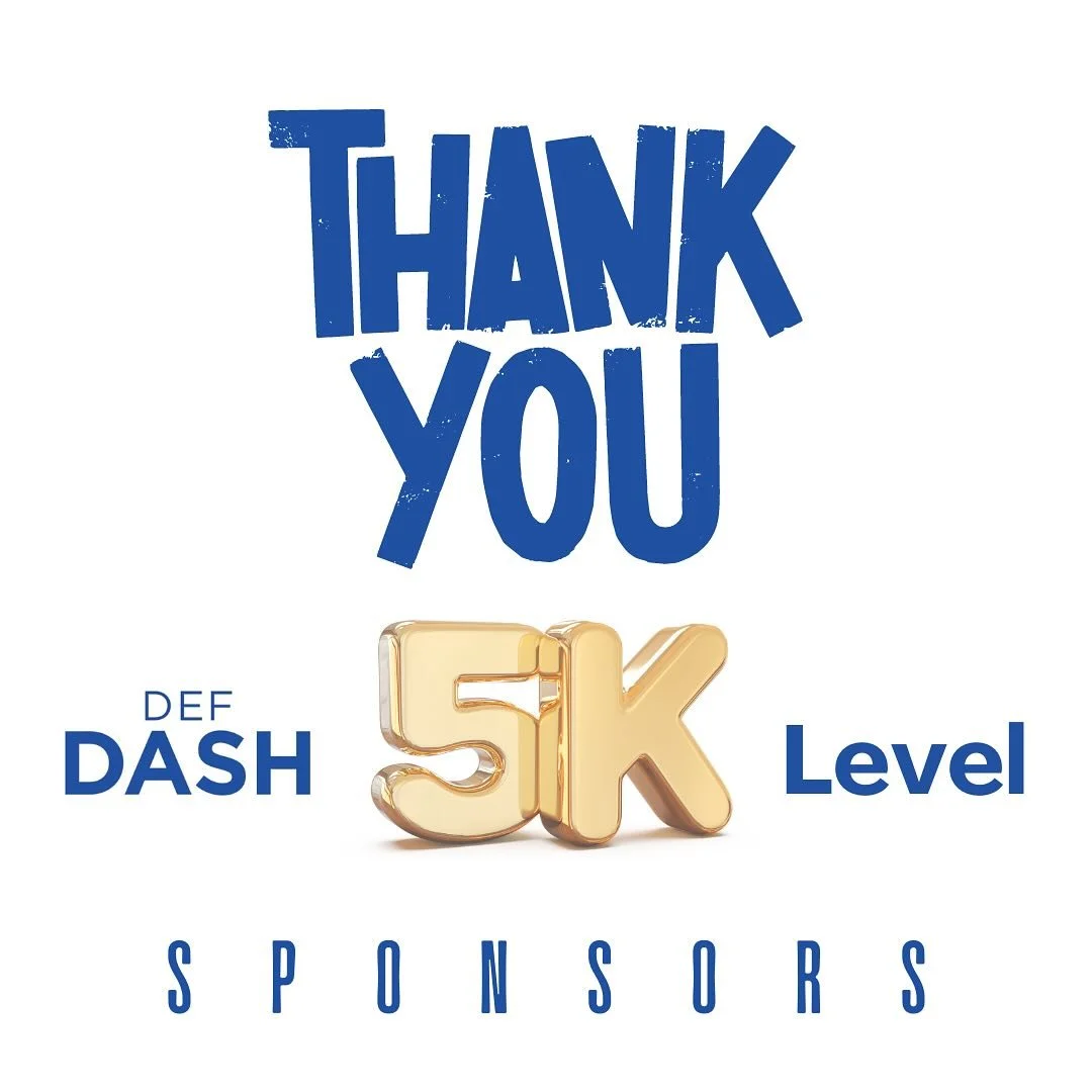 As we near race day, we want to share in the love we are feeling ❣️ 

#DEF would like to thank the many sponsors we have for this year&rsquo;s #defdash 🙏🏽

First round of #thanks goes to our 5K level sponsors. Your gift to DPS students is greatly a
