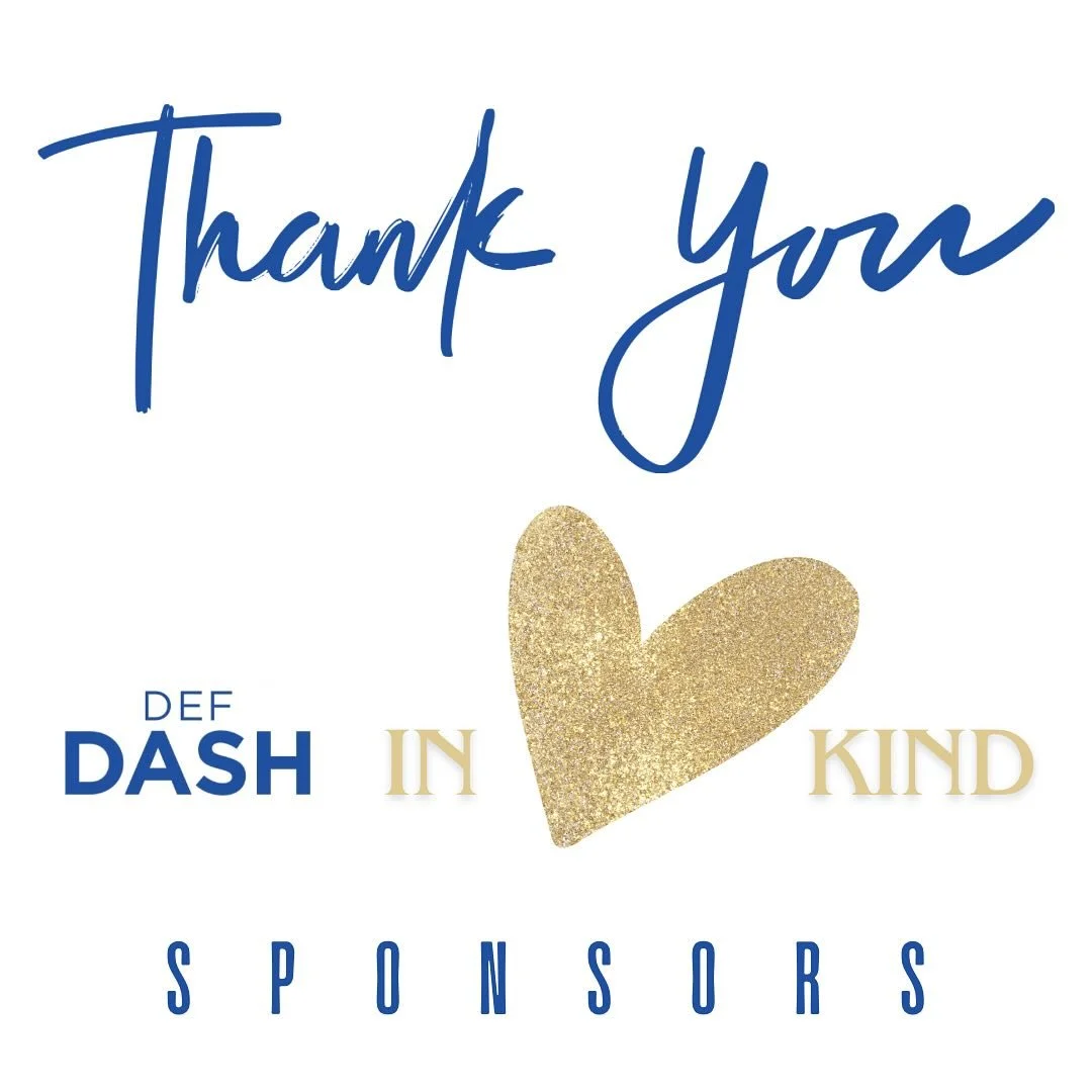 Kindness is magic ✨

As we near race day, we want to share in the love we are feeling ❣️ 

#DEF would like to thank the many sponsors we have for this year&rsquo;s #defdash 🙏🏽

Third round of #thanks goes to our in-kind sponsors who donate goods to