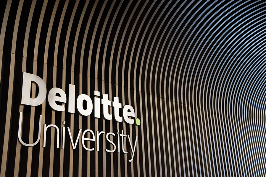 Signage at Deloitte’s Toronto office.