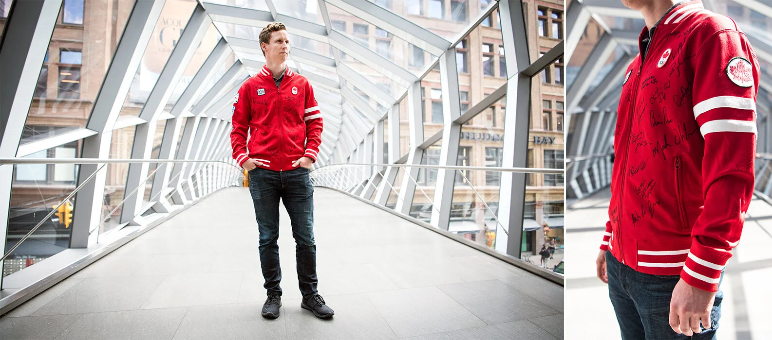 A Team Canada sweater (autographed by Team Canada Medallists), was available as a prize on Team Canada’s Olympic Club.