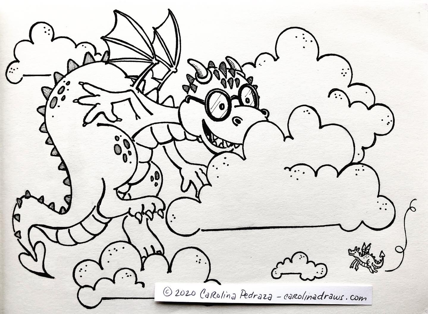  a dragon, playing cloud   and seek (hide and seek)  and one has super sight,  with 13 bumps on his head  (Jonah, 6 and Elijah, 3) 