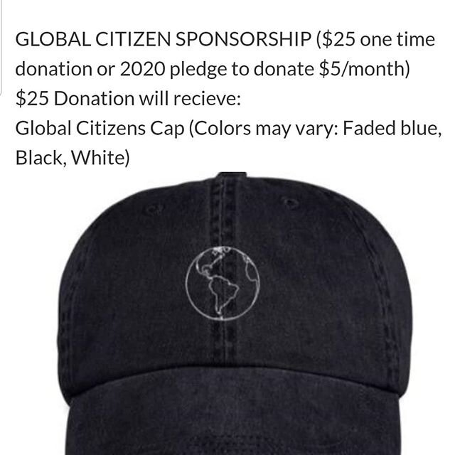 Partner with our LL International x Nike 13.1 Campaign which ends 4/5/20. Become a Global Citizens Sponsor and receive this amazing global citizen cap (3 colors available: white, black, faded blue) Link in Bio for more info!! Campaign ends 4/5/20.