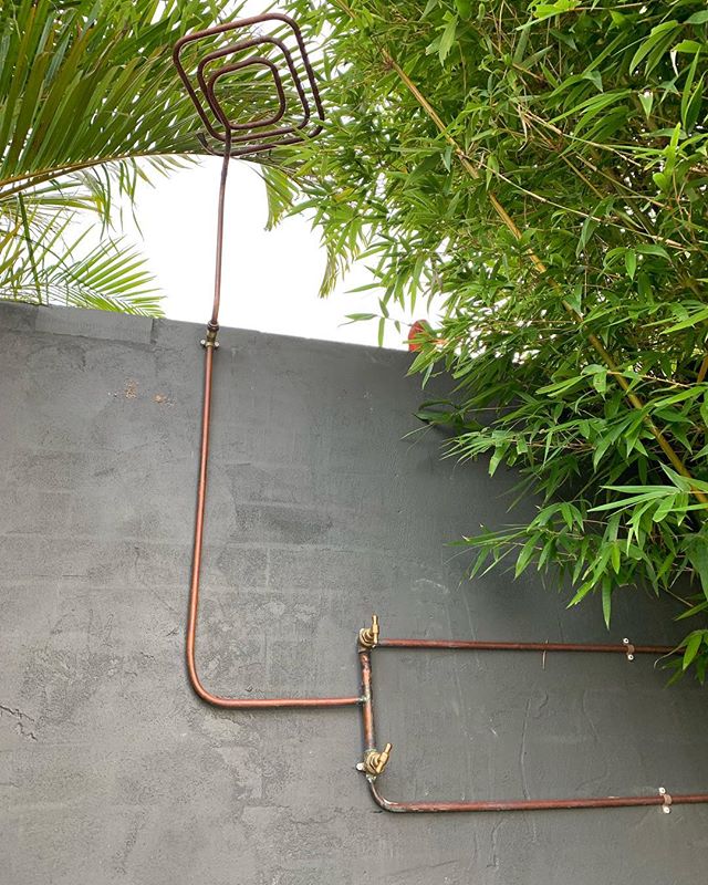 Loving our outdoor shower from #nickcramplumbing