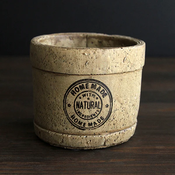  Oak barrel style plant pot