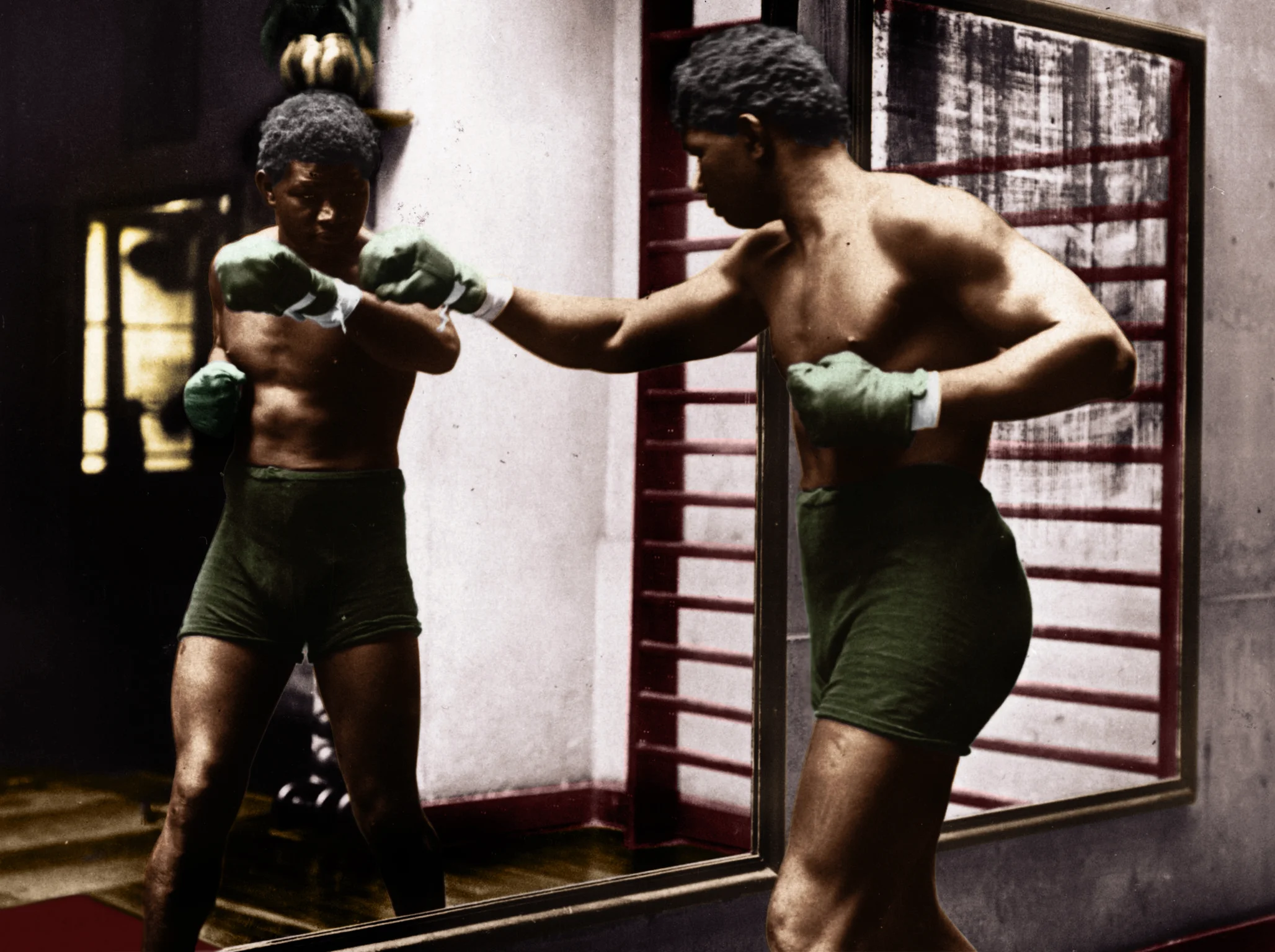 The Battling Siki 1922 - Colourized by Colm Brennan 2019. Twitter: @colmgbrennan