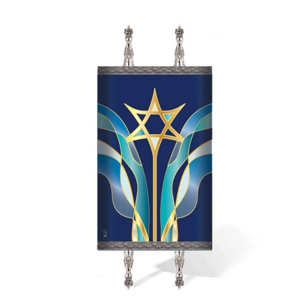 Chana Gamliel Modern Jewish Symbol Torah Mantels - TJS26