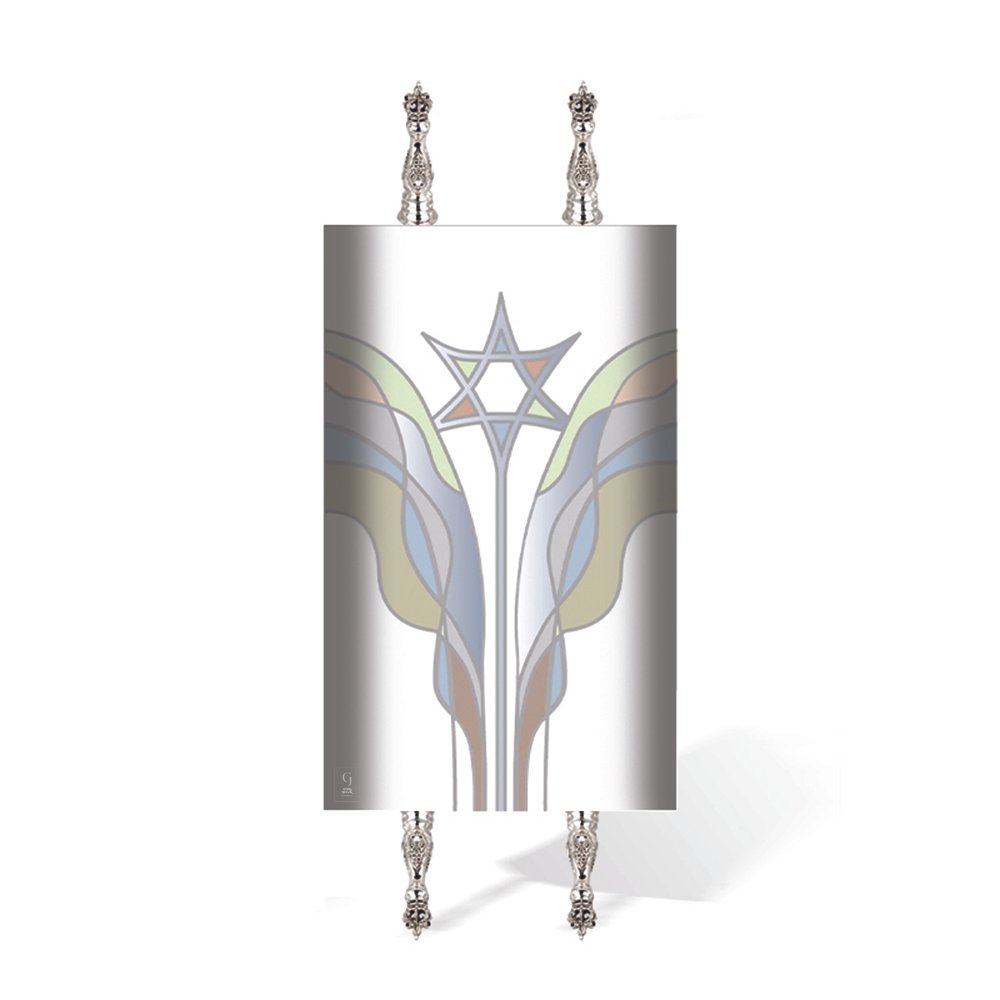 Chana Gamliel Modern Jewish Symbol Torah Mantels - TJS38