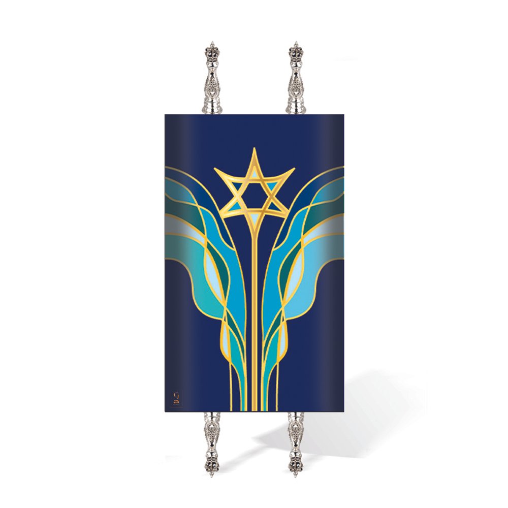 Chana Gamliel Modern Jewish Symbol Torah Mantels - TJS40