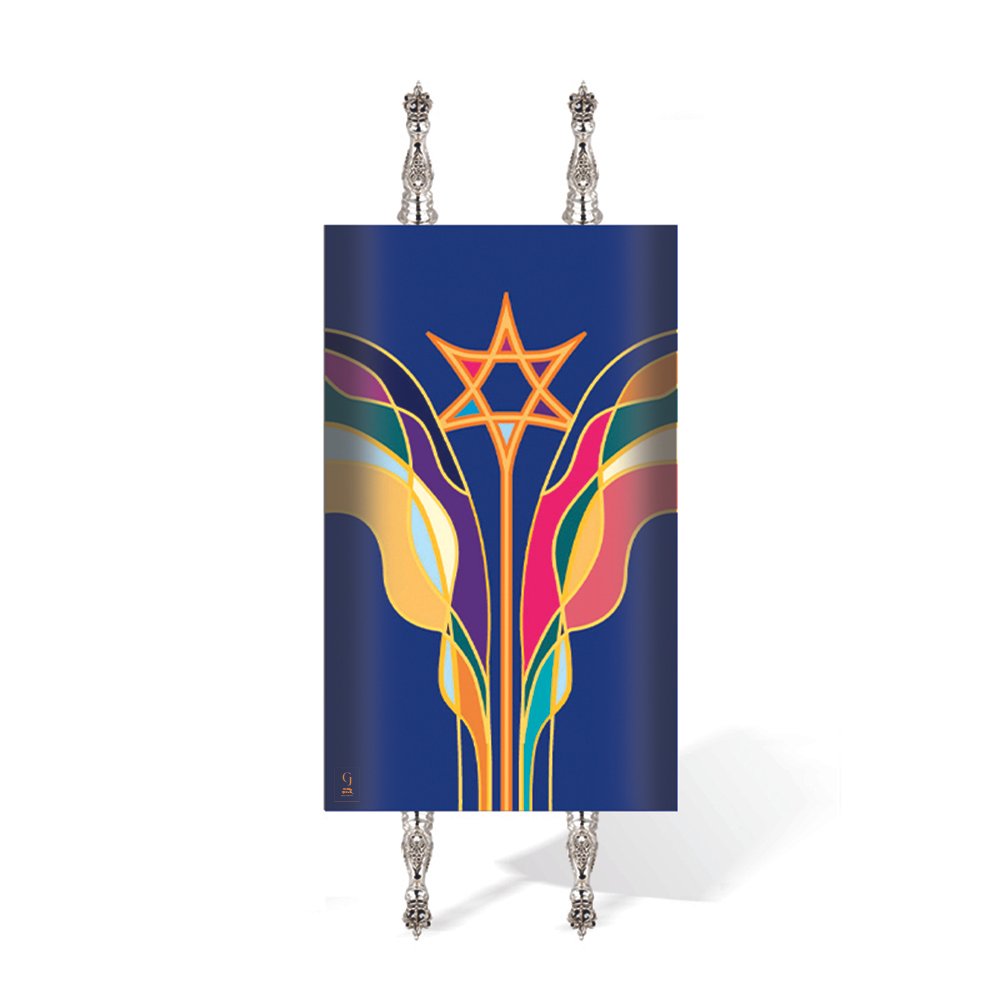 Chana Gamliel Modern Jewish Symbol Torah Mantels - TJS42