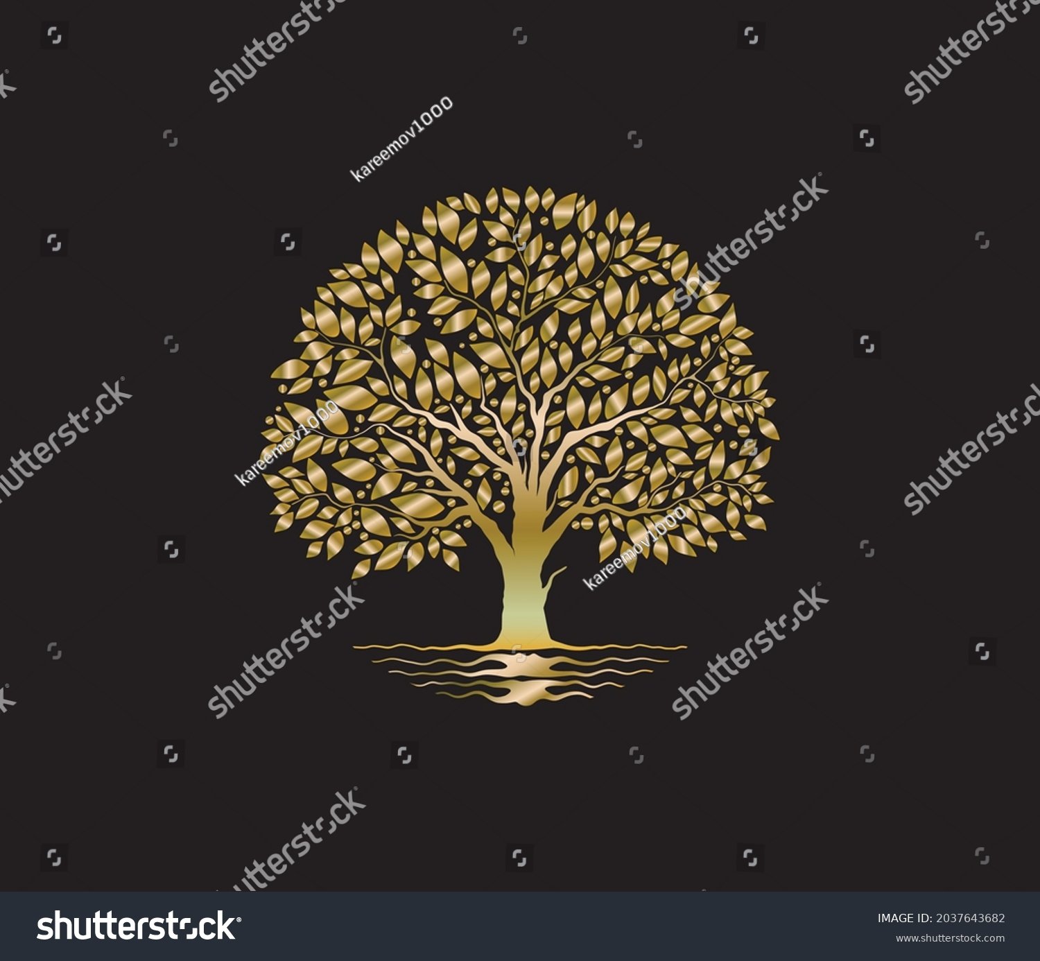 stock-vector-golden-tree-logo-with-circular-shape-2037643682.jpg