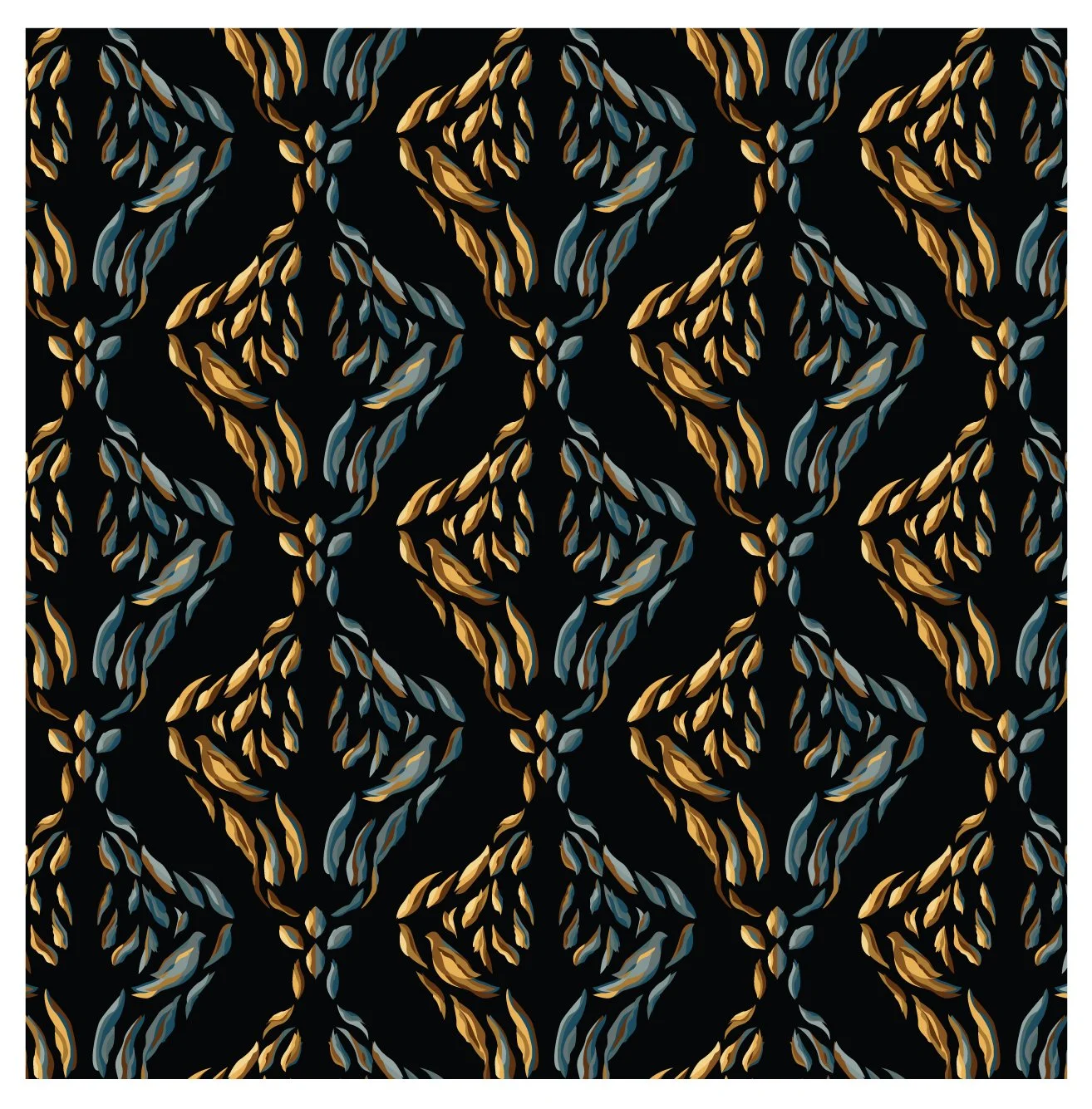 Chana Gamliel Modern Birds and Wings Parochet - PBW04