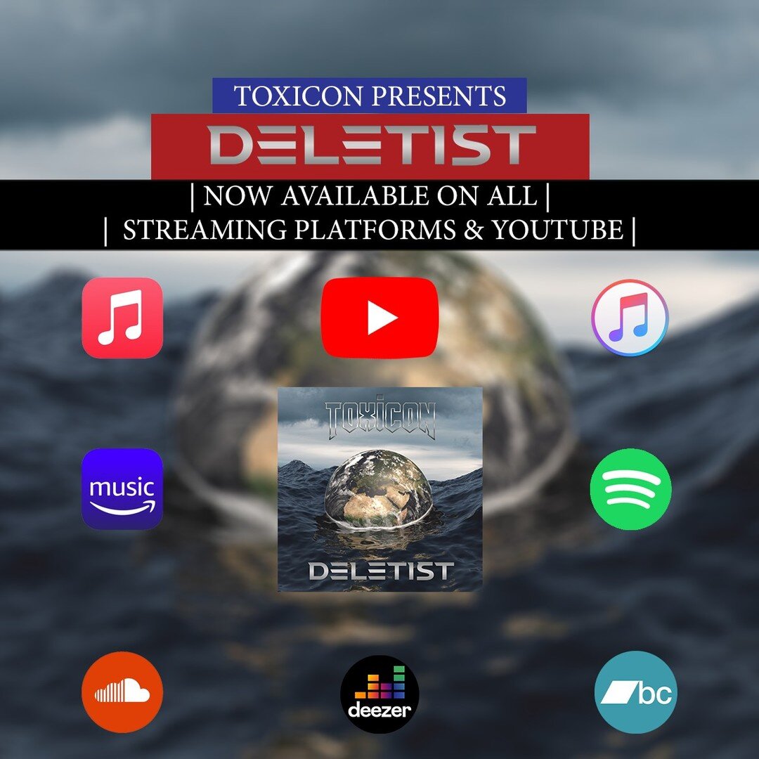 Today is the day. 

Single #2 from the new album is here. 

We give you &quot;Deletist&quot;.

Available wherever you like to listen to music. Buy/stream this bad boy till your hearts content. Watch the lyric video on Youtube and sub for all the othe