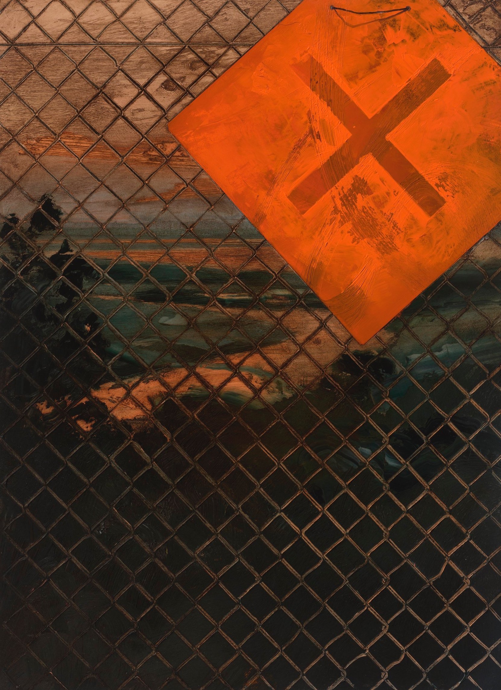 Fence/Orange X (#2226)