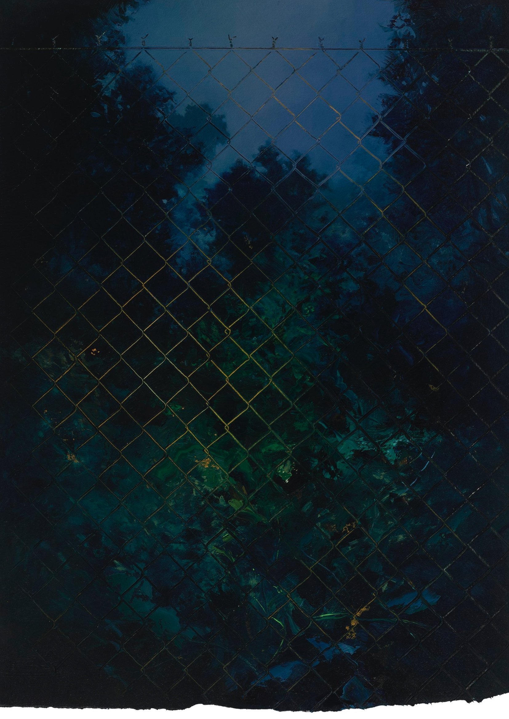 Fence/Night (#2228)