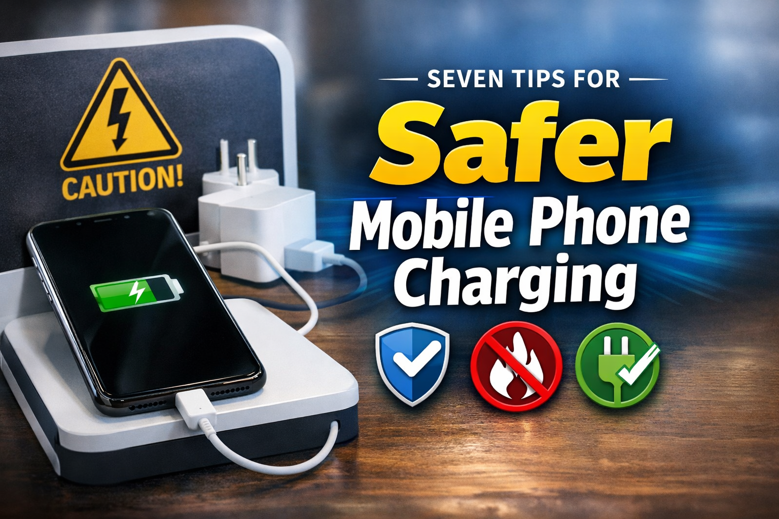 Seven Tips for Safer Mobile Phone Charging