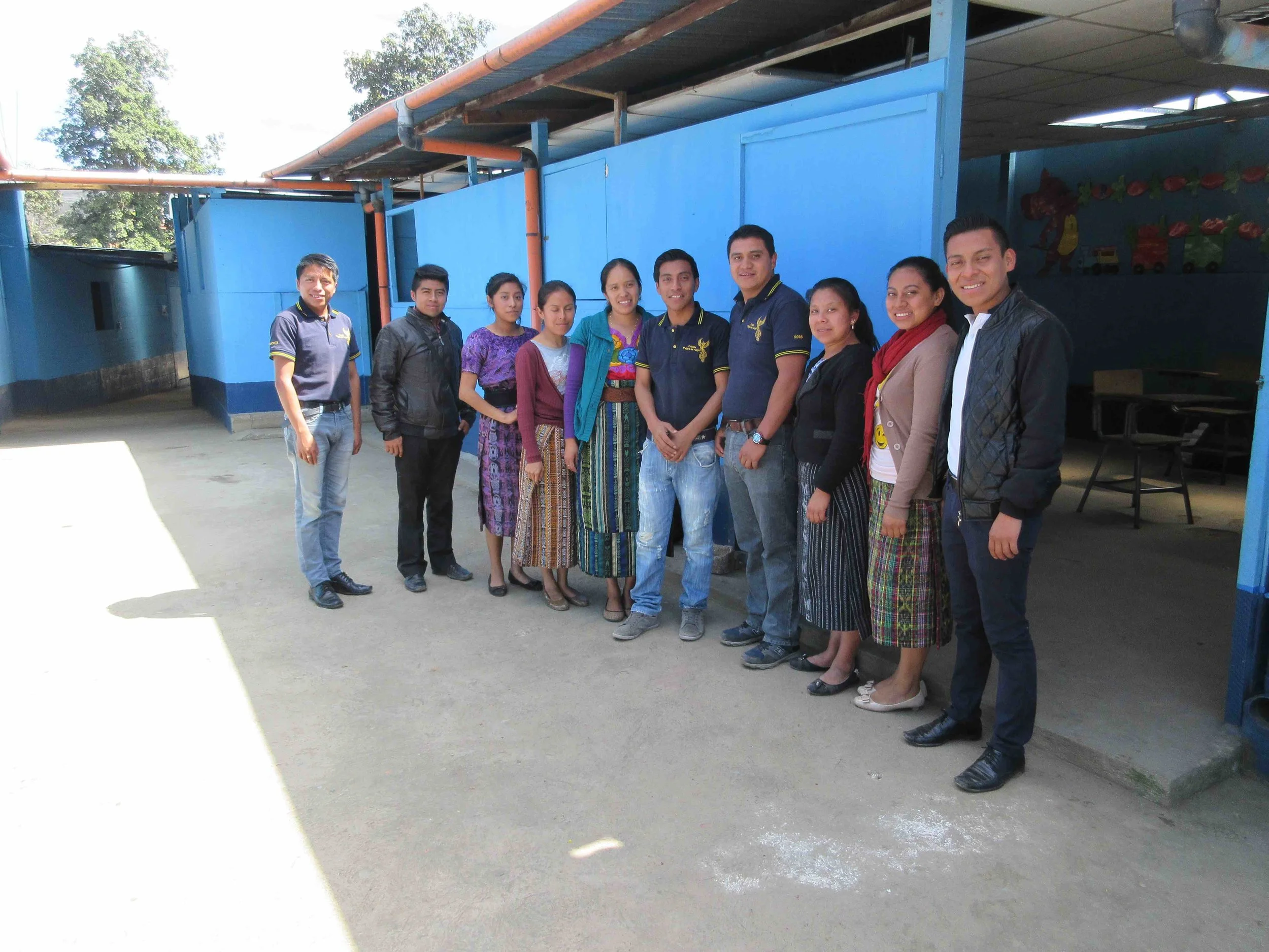 Sponsored teachers in Guatemala. Fly the Phoenix
