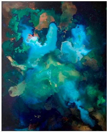 Melita Tempest , acrylic on acrylic glass, 53x63cm