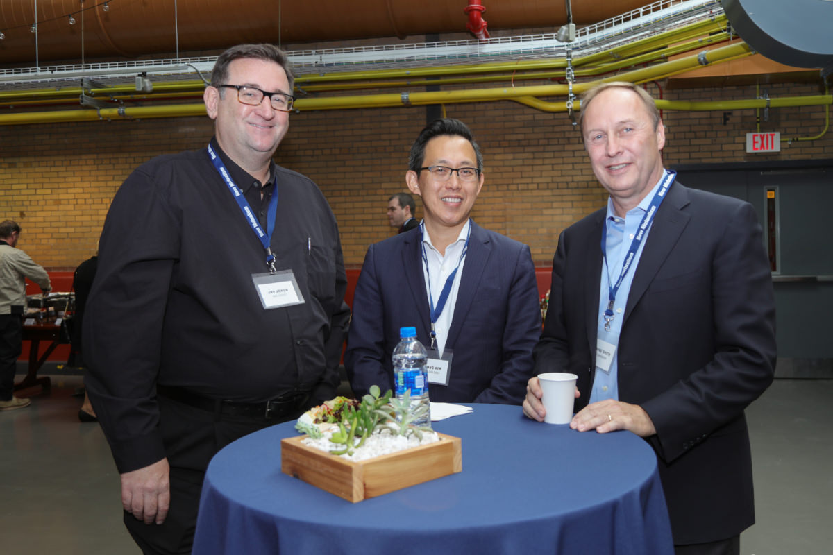    Left to right:     Jay Jakub   ,    Kwang Kim    from the World Bank and BASF Chairman and CEO    Wayne Smith   