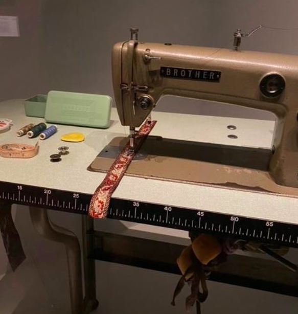 The sewing machine of Bengali seamstress, Anwara Begum
