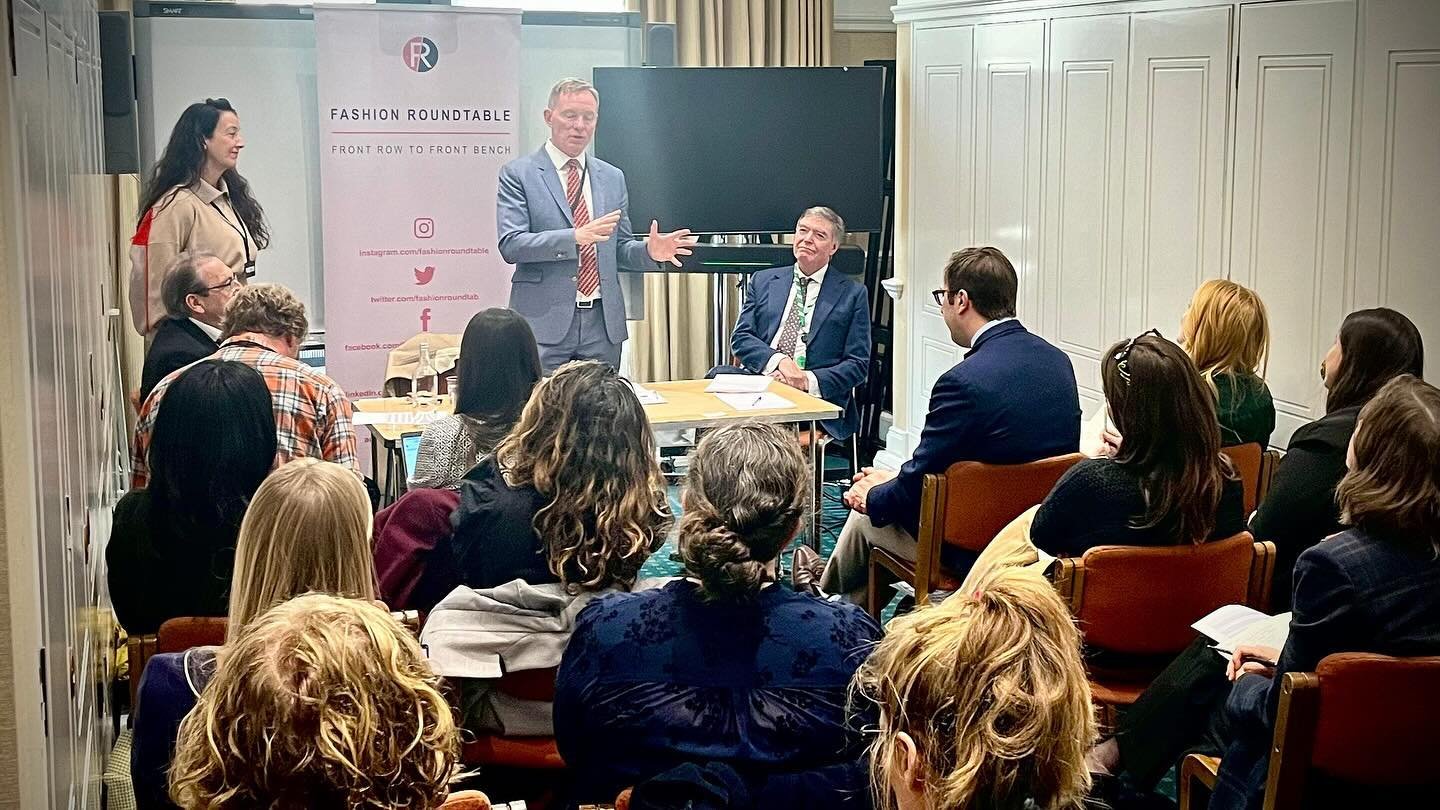 Newsletter alert: link in bio for our latest @substack which goes out every Tuesday.
Learn about our week in parliament, events, updates and more.
📸 @fuscojeremy of @fashionroundtable at @ukparliament where last week we hosted an APPG meeting chaire