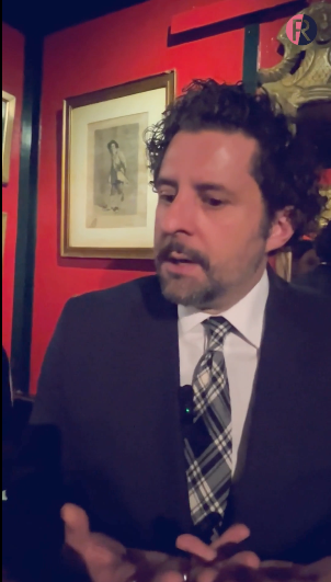 Tamara Cincik interviewing Joshua Roberto Scacheri, Design Director at Gieves and Hawkes