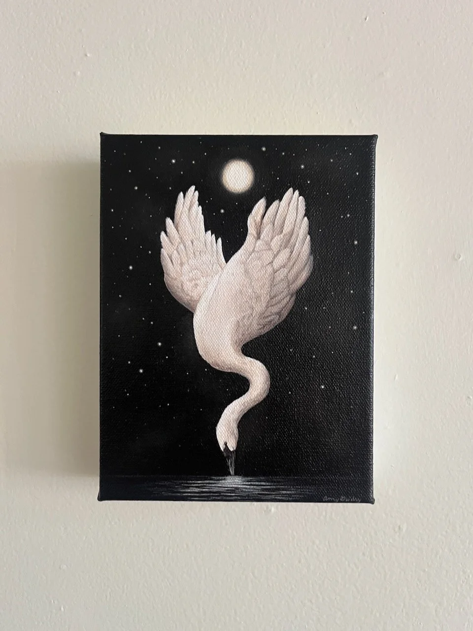  Amy Guidry  Bloom, 2026&nbsp;  Acrylic on canvas&nbsp; 8” x 6” 
